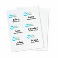 Recycled Name Tag Paper Insert - 3 Color (4"x3")